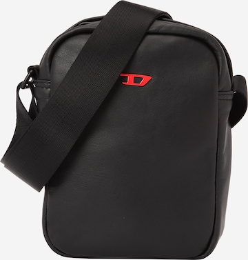 DIESEL Crossbody Bag 'RAVE' in Black: front