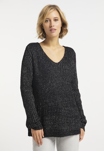 usha BLUE LABEL Sweater in Black: front