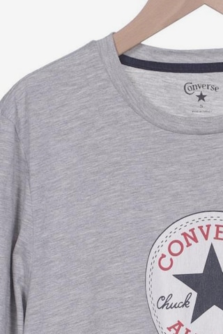 CONVERSE T-Shirt S in Grau
