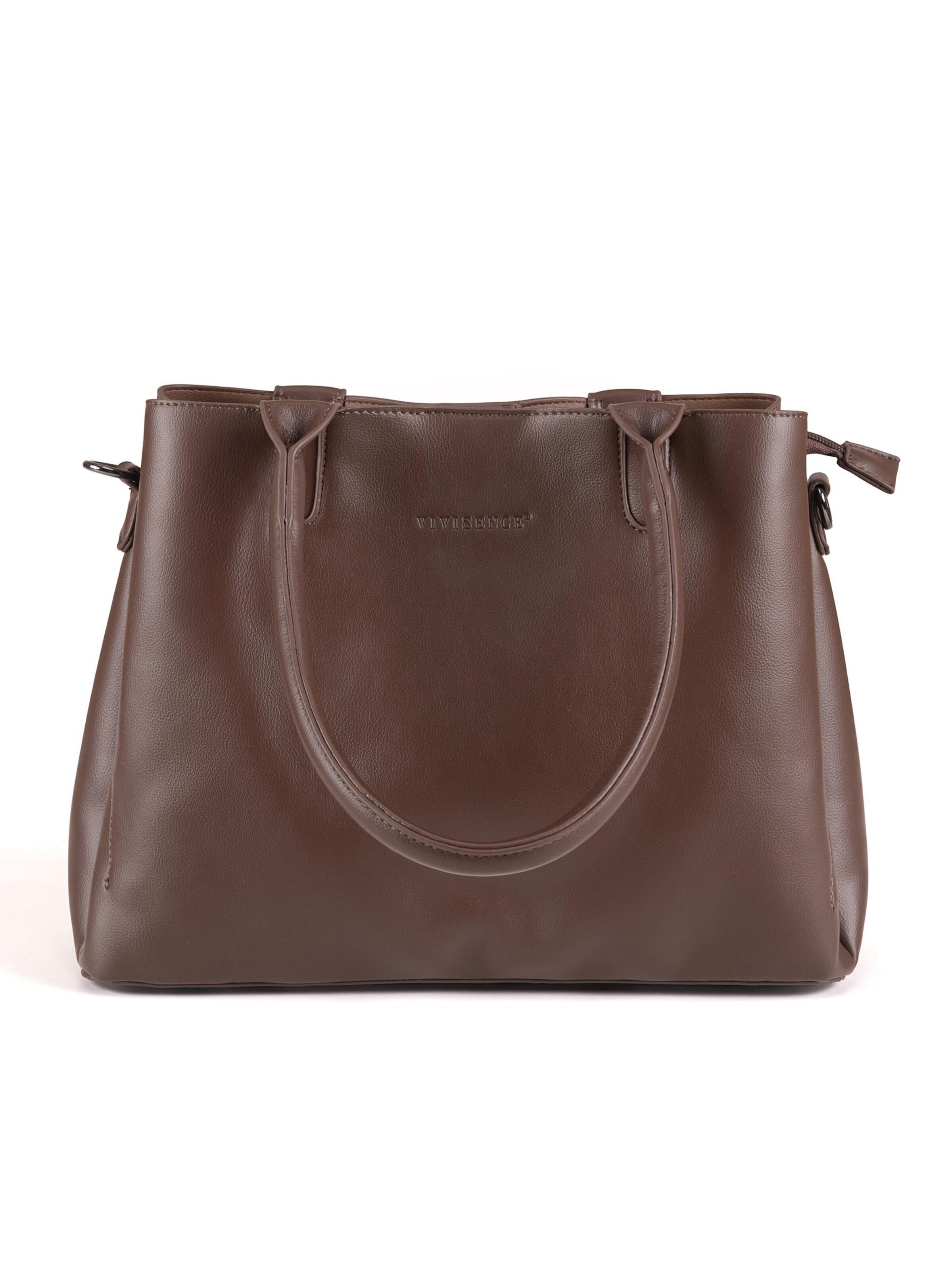 Vivisence Handbag 'T0005' in Brown: front