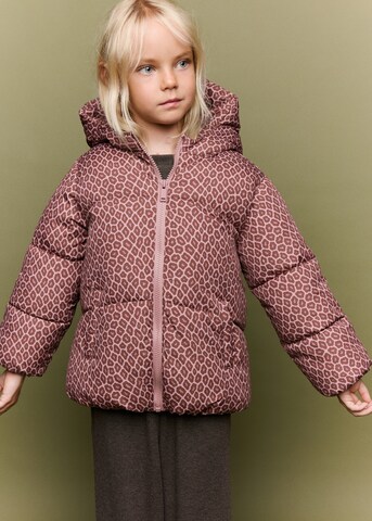 MANGO KIDS Zimná bunda 'NALA' - Ružová: predná strana