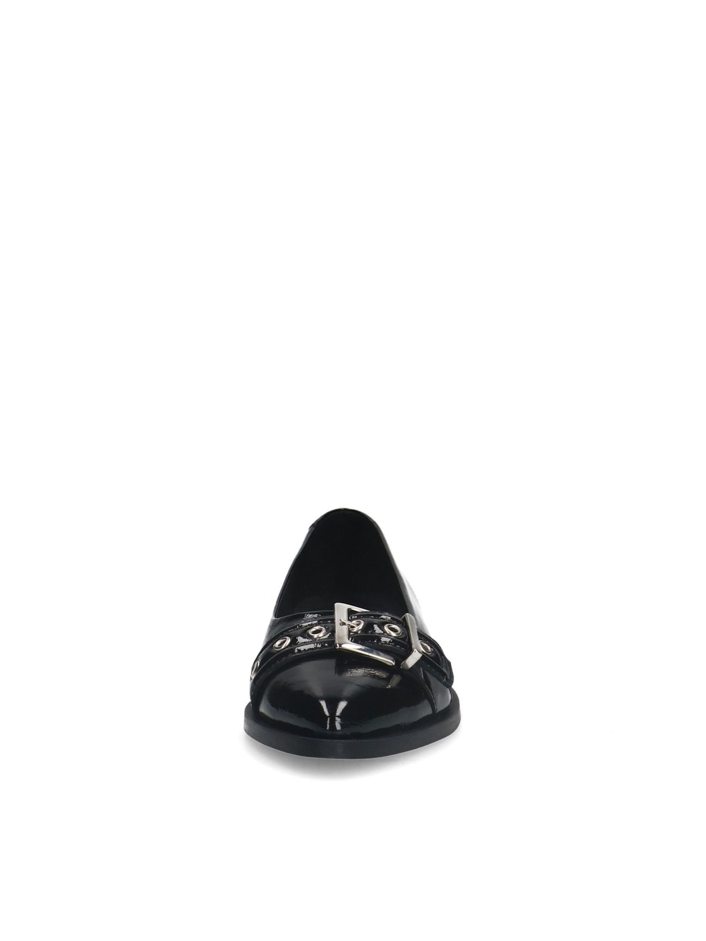 MANFIELD Slipper in Schwarz