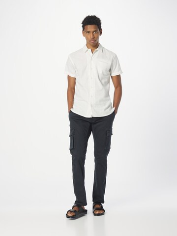 INDICODE JEANS Regular fit Button Up Shirt in White