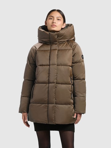 khujo Зимняя куртка 'Suda' в Серый: спереди