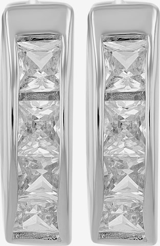 Akzent Earrings '"Sima" aus 925 Sterlingsilber, rhodiniert, langlebig' in Silver: front