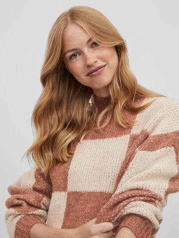 VILA Sweater 'Brynn' in Brown
