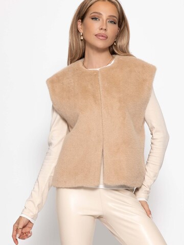 SASSYCLASSY Vest in Beige