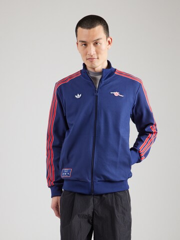 ADIDAS ORIGINALS Кофта на молнии 'Arsenal Terrace Icons' в Синий: спереди
