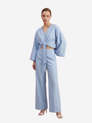Tenue d'intérieur 'Zweiteiliges Set' My fashion en bleu : devant