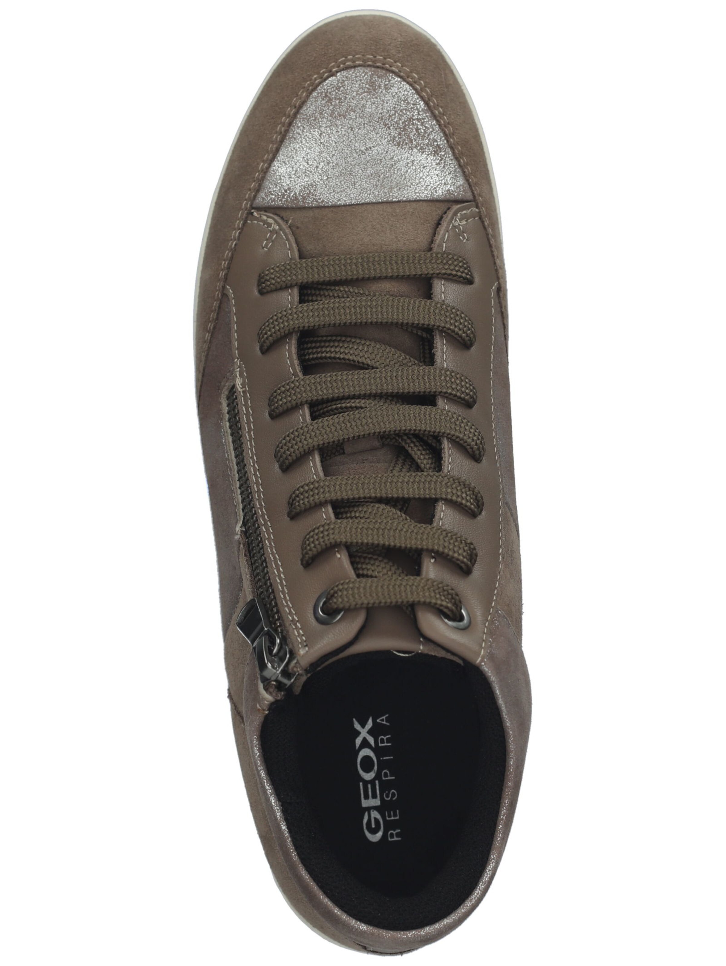GEOX Sneakers hoog in Bruin