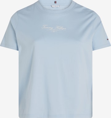 Maglietta di Tommy Hilfiger Curve in blu: frontale
