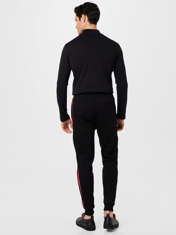 HUGO Red - Tapered Calças 'Darpaccio' em preto