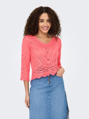 Pull-over 'JDYNew Sun' JDY en rouge : devant
