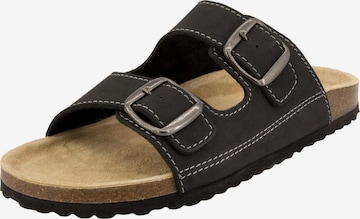 SUPERSOFT by Indigo Mules 'Classic' in Black: front
