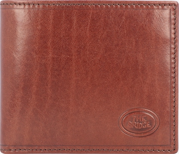 The Bridge Wallet in Brown: front