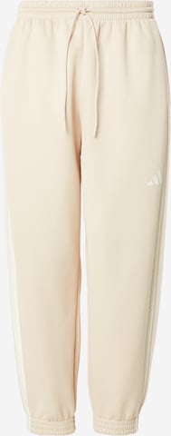 ADIDAS SPORTSWEAR Spordipüksid 'STADIUM', värv beež: eest vaates