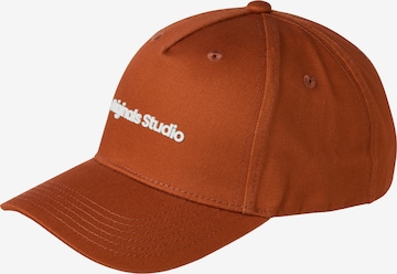 Casquette 'JACVESTERBRO' JACK & JONES en marron : devant