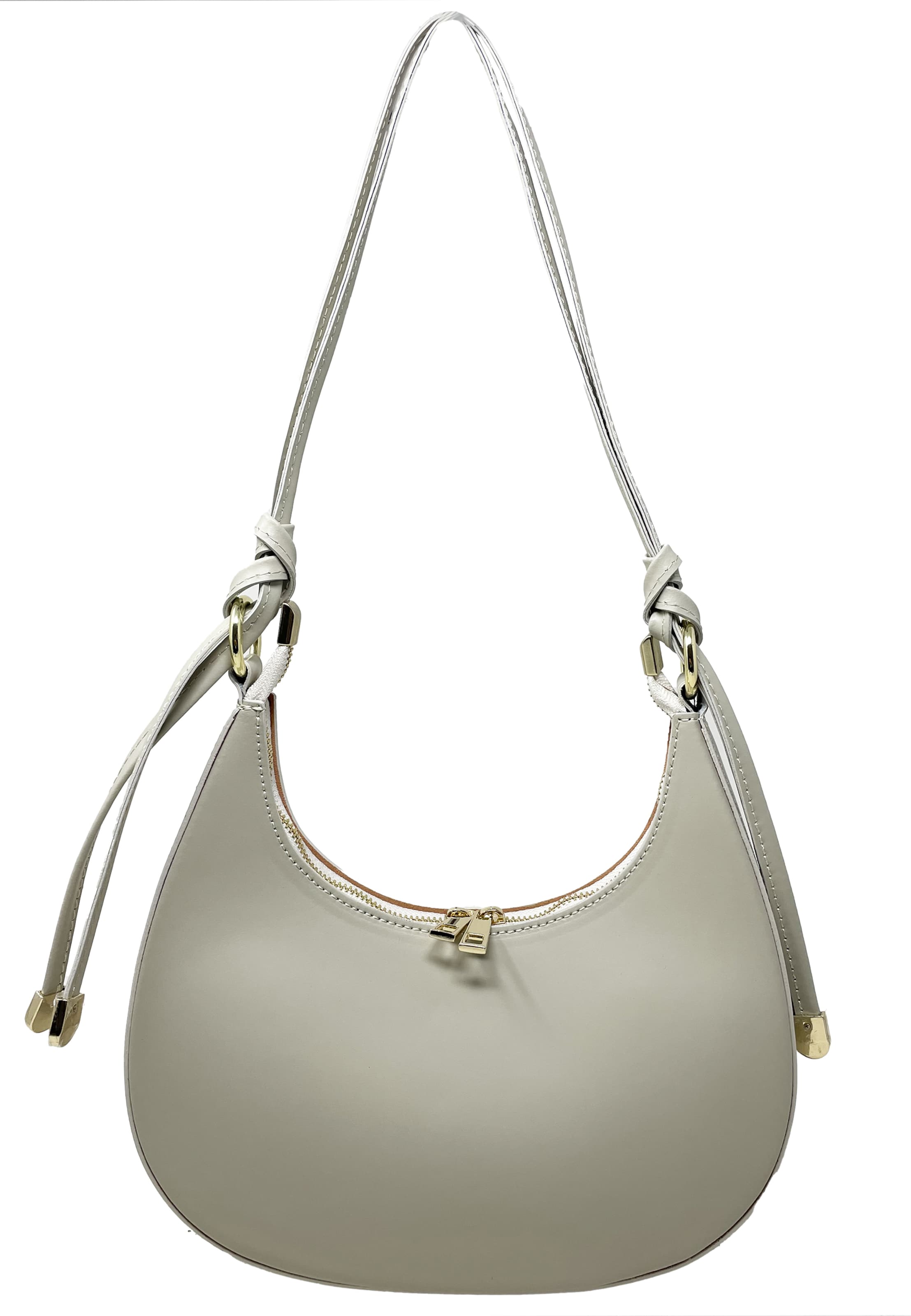 CHICCA BORSE Schoudertas in Beige: voorkant