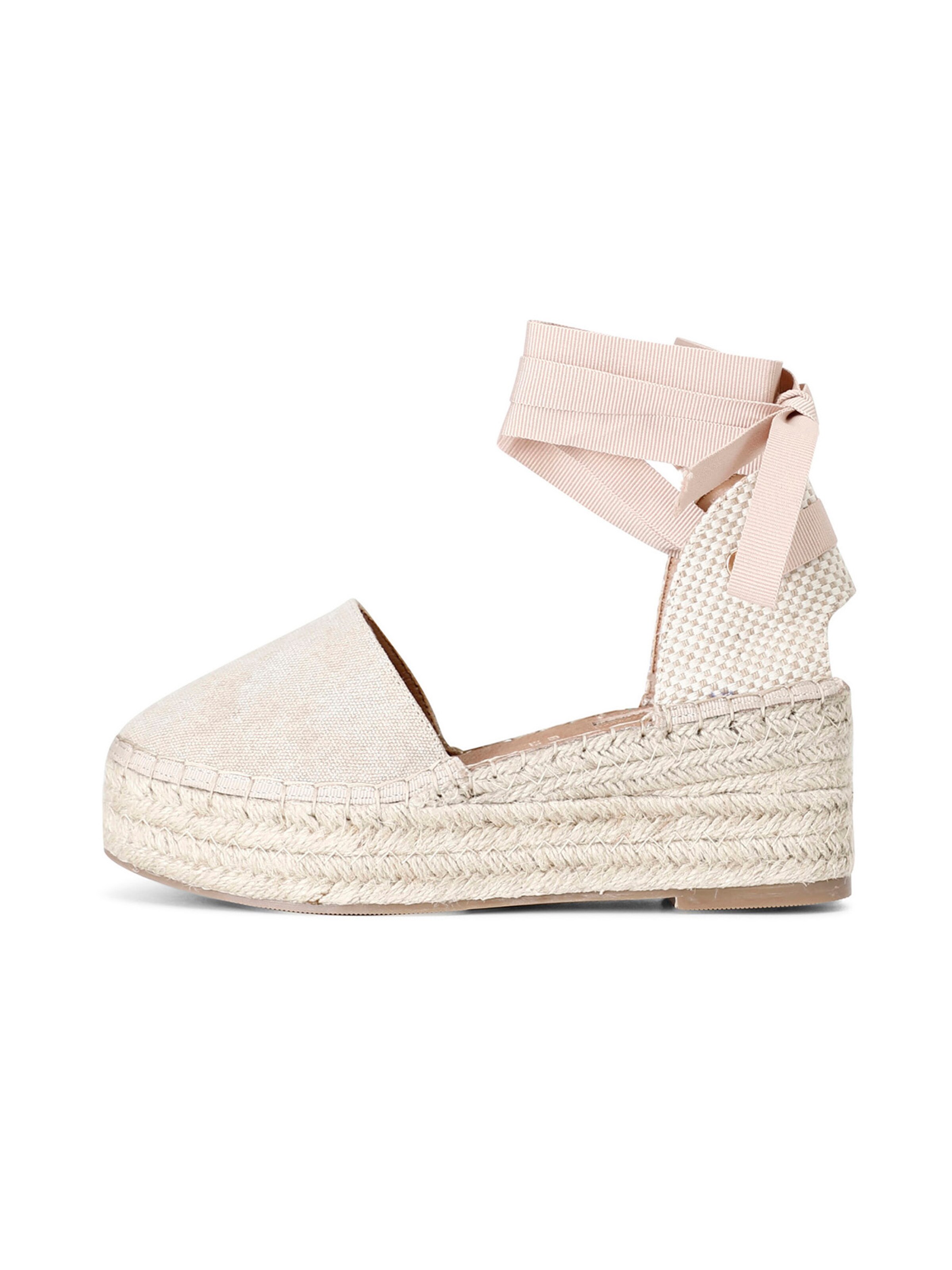 Sandalo di CAFè NOIR in beige: frontale