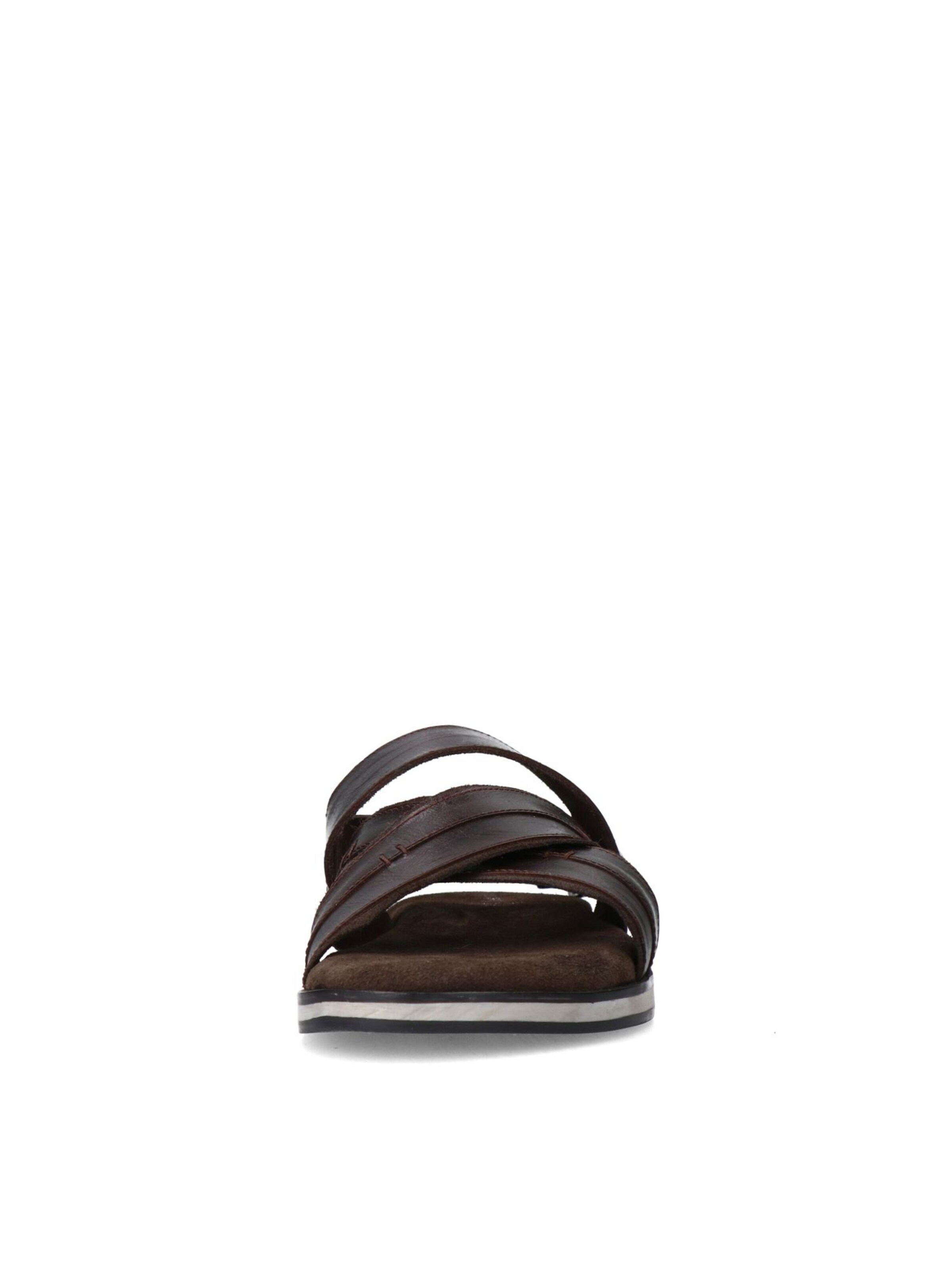 Sandales no stress en marron