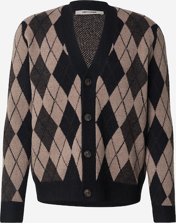 Only & Sons Neuletakki 'ONSALLAN' värissä musta: etupuoli