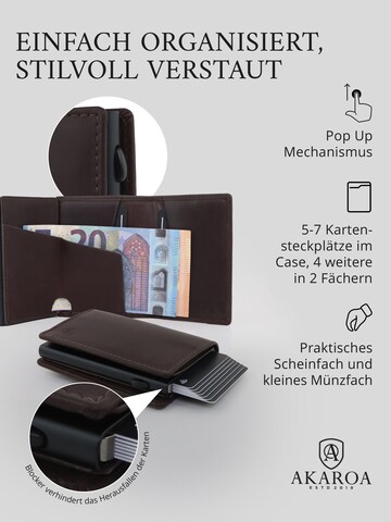 Akaroa Wallet 'Slim Wallet Pelle II' in Brown