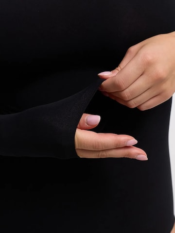 Body modellante 'Longsleeve Sculpting Bodysuit with Slip' di cfab in nero