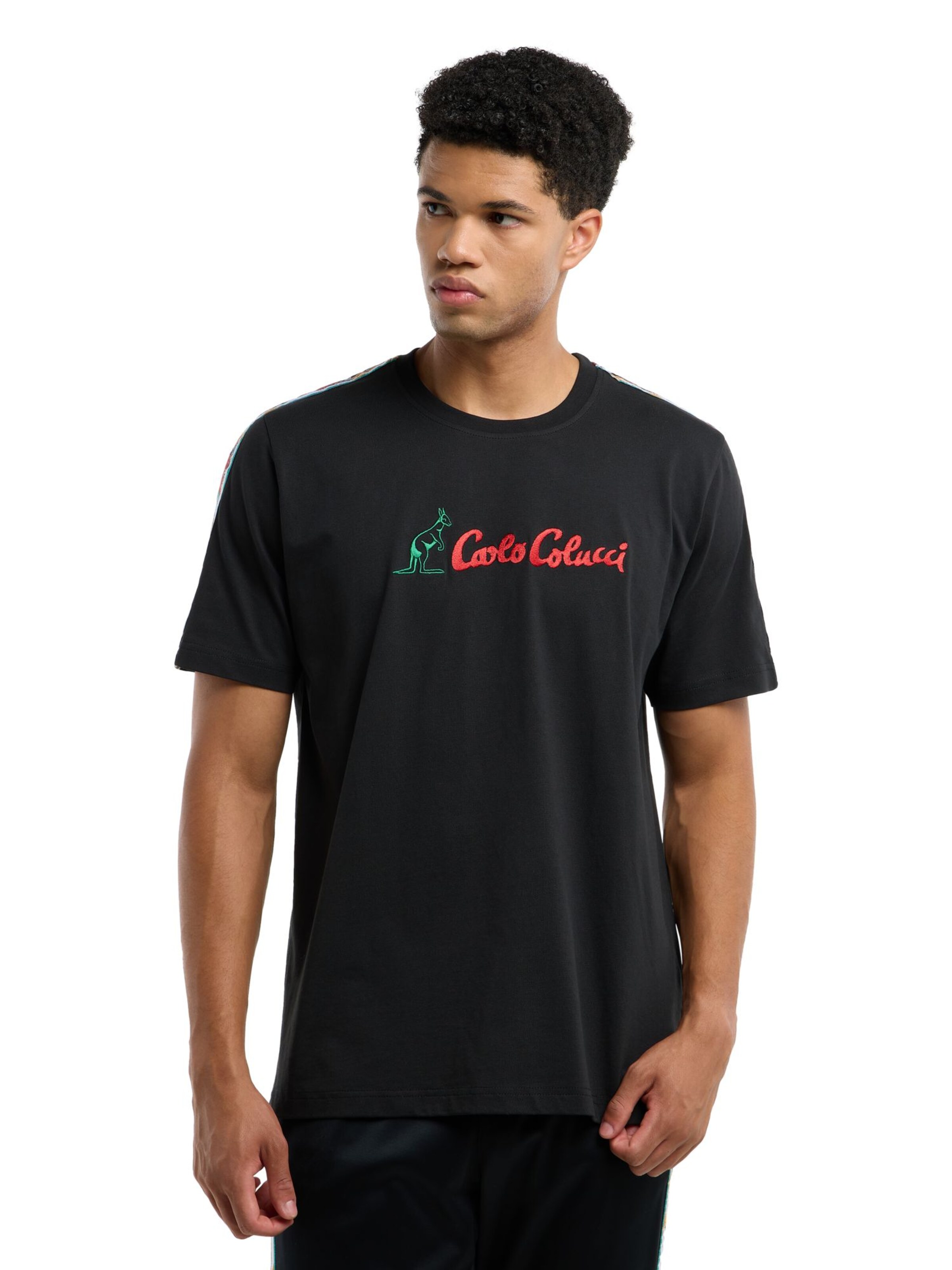 Carlo Colucci Shirt 'Erb' in Black: front