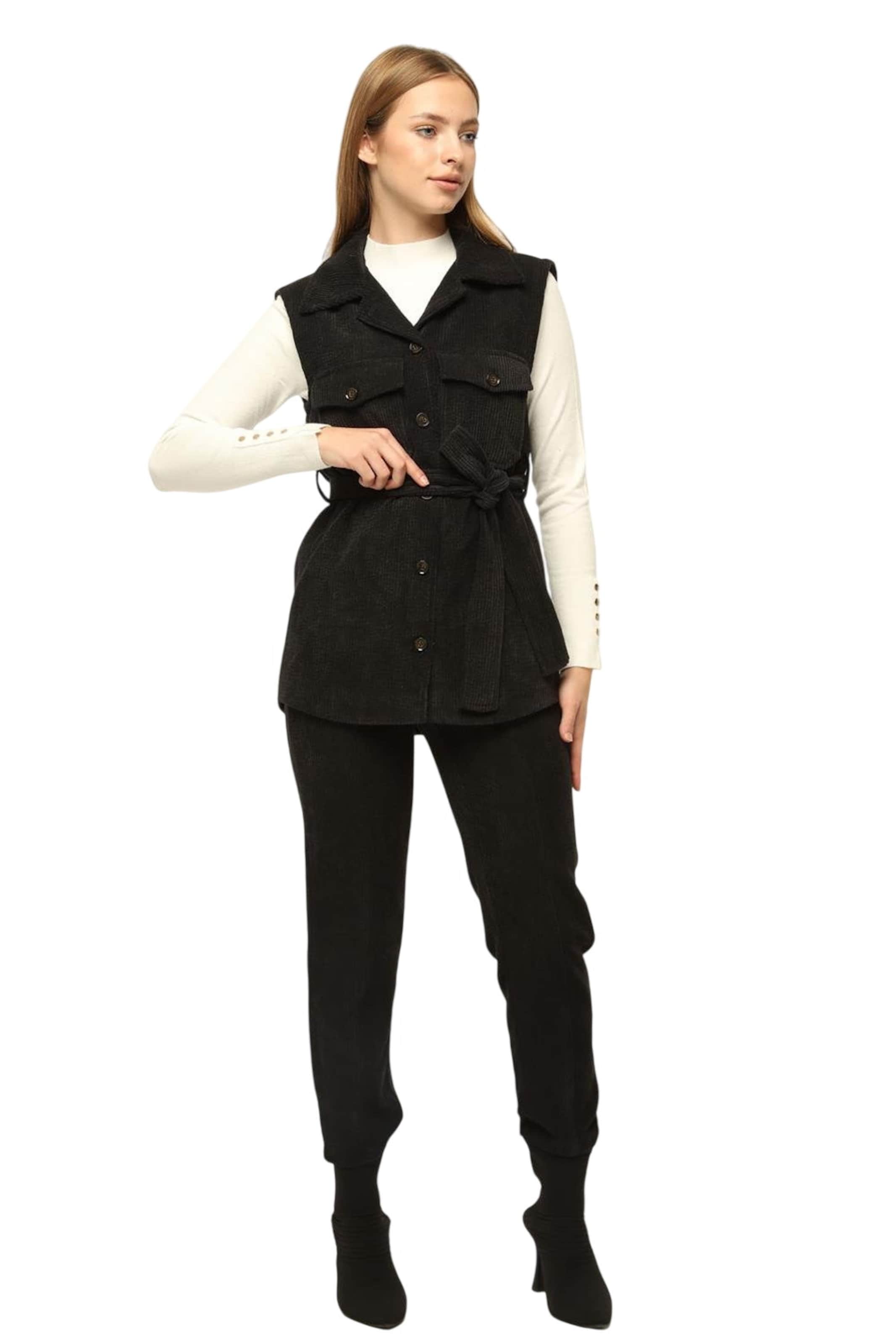 HOME STORE Bodywarmer in Zwart: voorkant