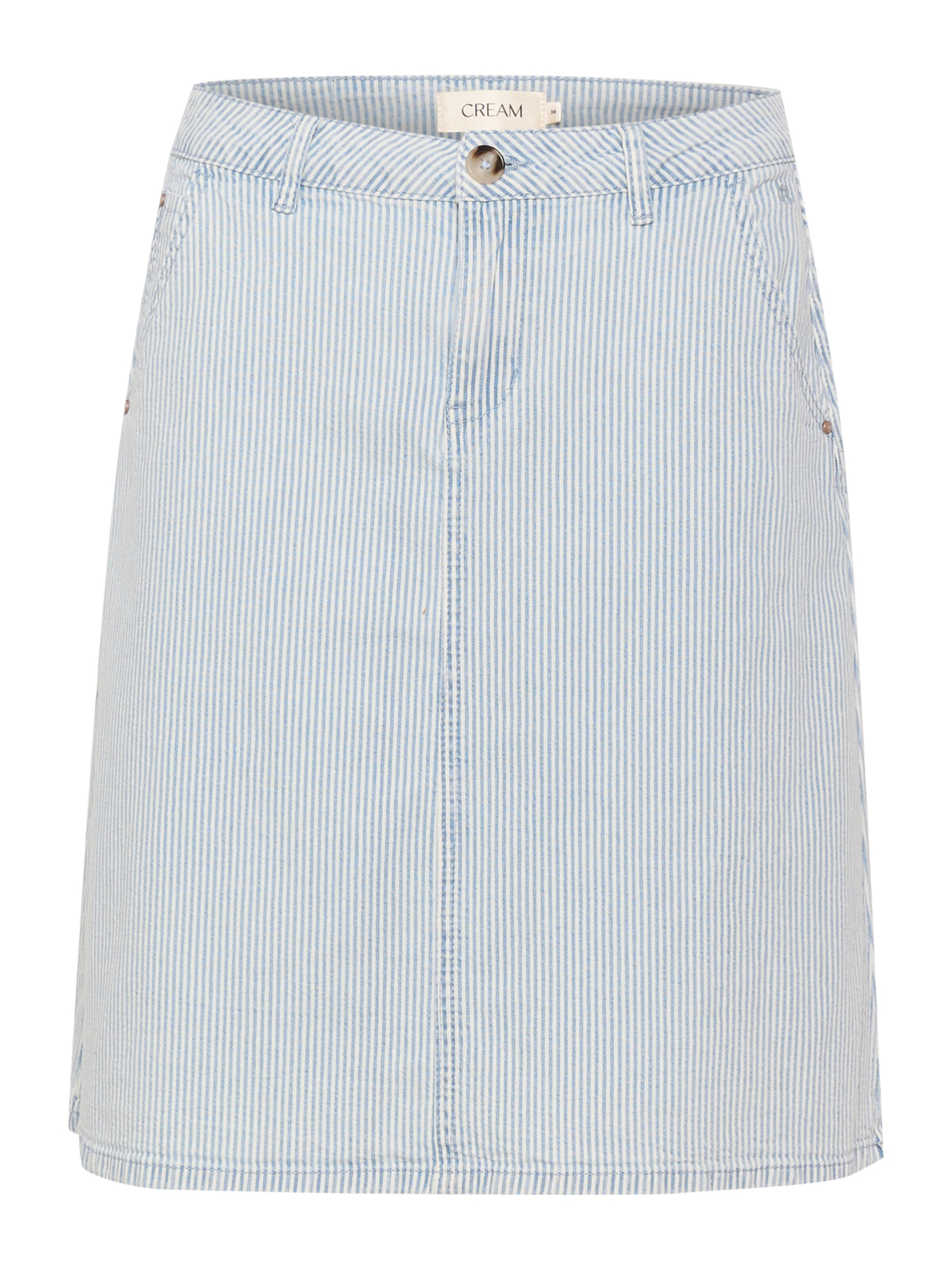 Cream Nederdel 'Bethany' i blå: forside