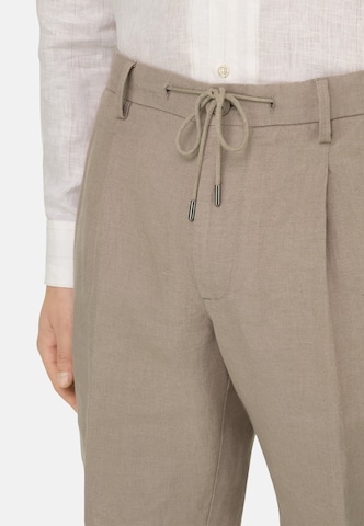 Regular Pantalon à pince Boggi Milano en gris