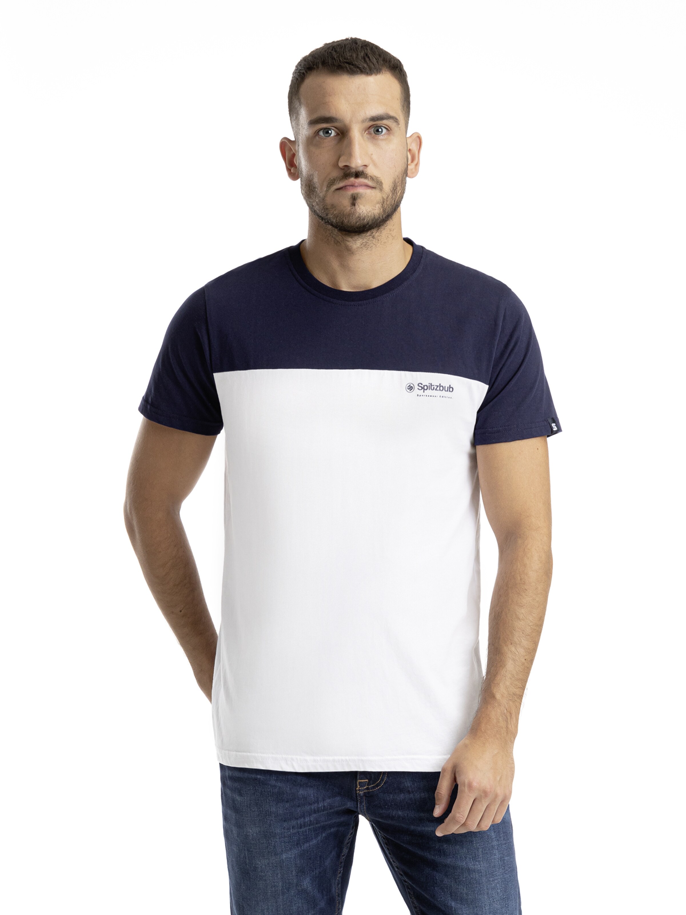 SPITZBUB Shirt in Weiß: Vorderseite