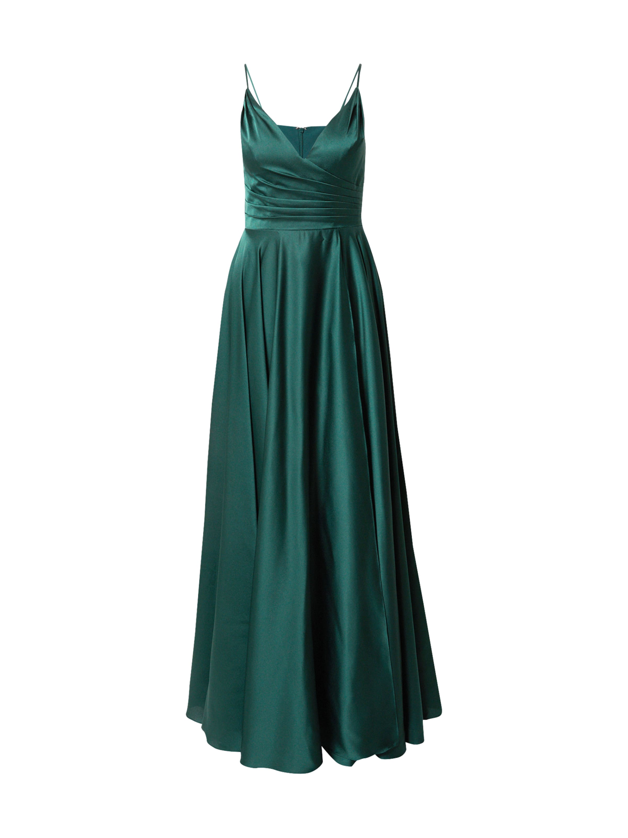 mascara - Vestido de noche en verde: frente