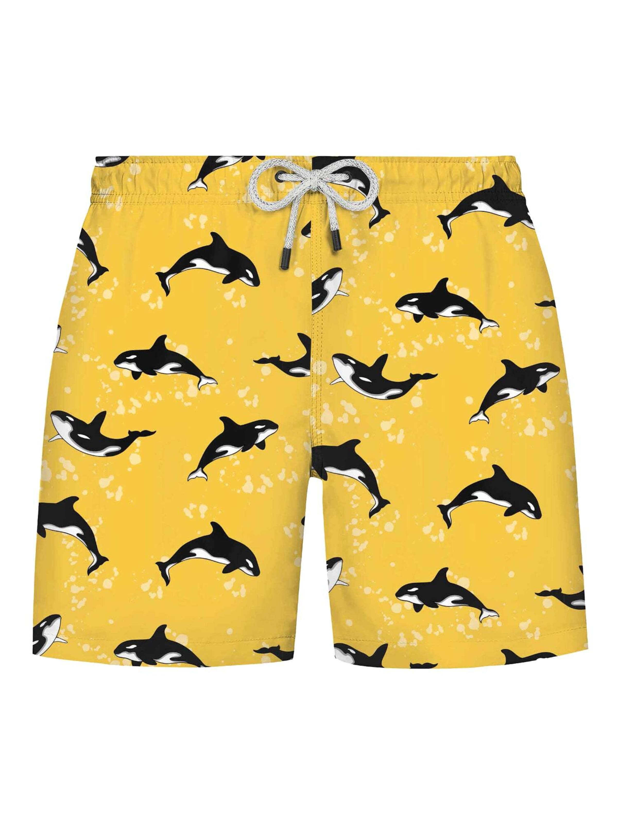 Shorts de bain 'PATTERN' WESTMARK LONDON en jaune : devant