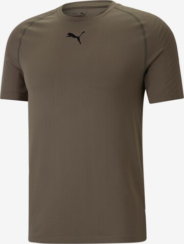 PUMA Performance Shirt in Green: front