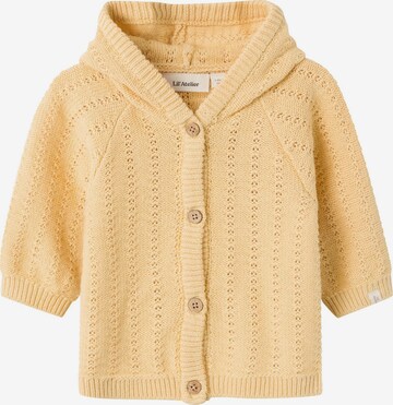 Cardigan NAME IT en jaune : devant