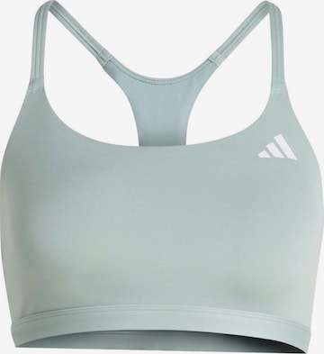 ADIDAS PERFORMANCEBustier Sportski grudnjak 'OPT ESS' - zelena boja: prednji dio
