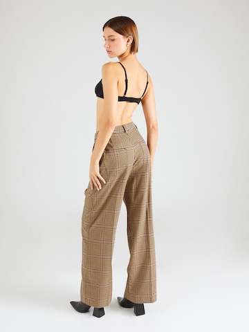 Wide Leg Pantalon à plis REPLAY en beige