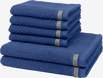 ROSS Towel 'Smart' in Blue: front
