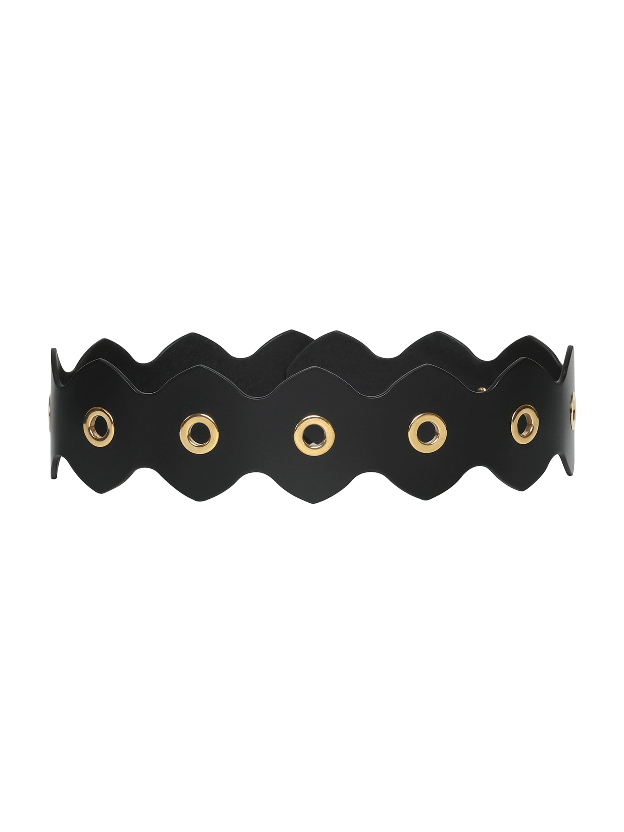 Haute Cuir Belt 'Lume' in Black: front