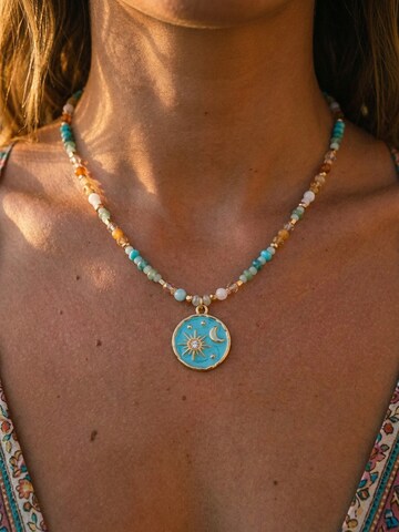 Nemomatheo Necklace 'Mosaico' in Blue
