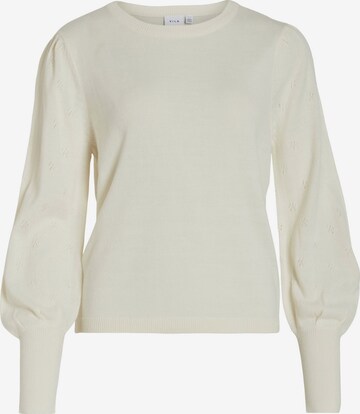 VILA Sweater 'Ava' in White: front