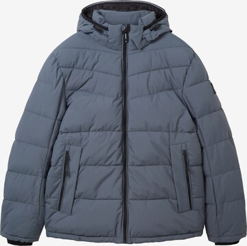 TOM TAILOR Winterjas in Blauw: voorkant