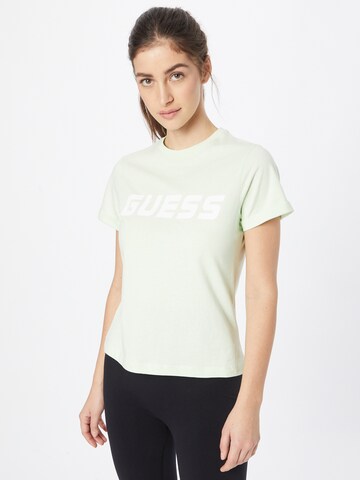 GUESS - Camiseta 'Esther' en verde: frente