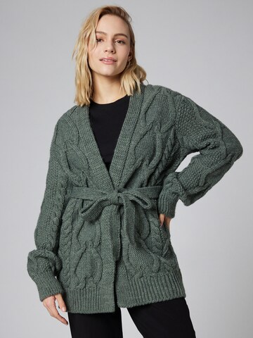 Guido Maria Kretschmer Women - Casaco de malha 'Melinda' em verde: frente