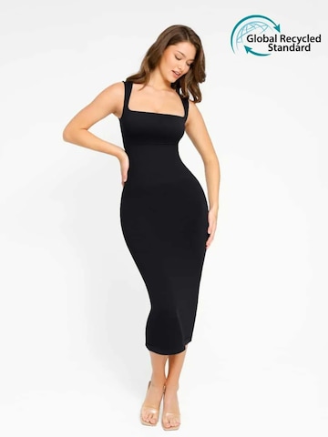 Robe 'CLARA' FÉMINITÉ Fatale en noir : devant