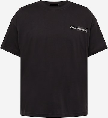 T-Shirt Calvin Klein Jeans en noir : devant