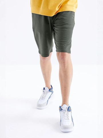 Regular Pantalon Tommy Life en vert : devant