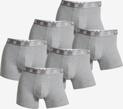 CR7 - Cristiano Ronaldo Retro Boxer ' BASIC ' in graumeliert, Produktansicht