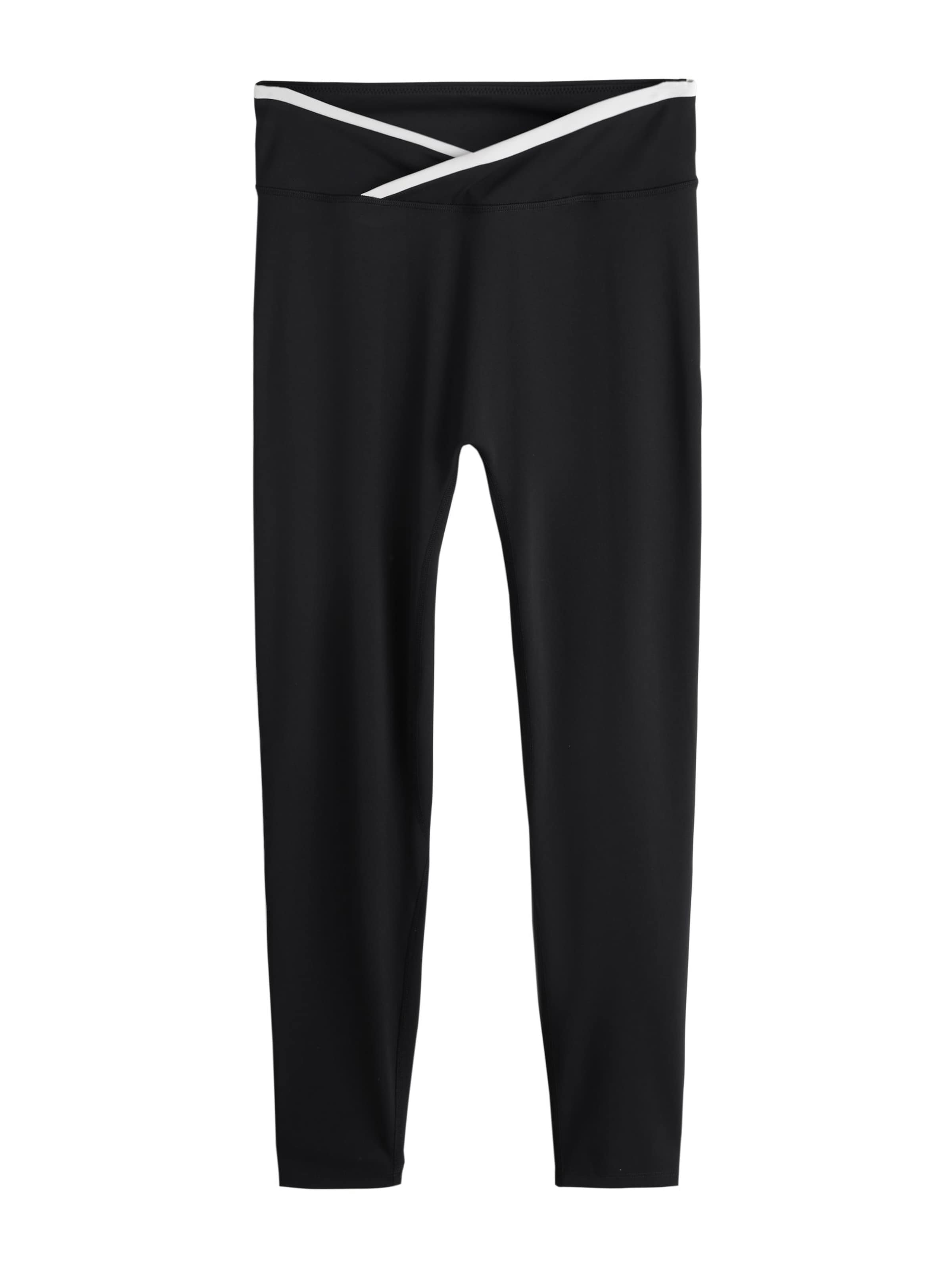 Lipsy Skinny Legíny – černá: přední strana